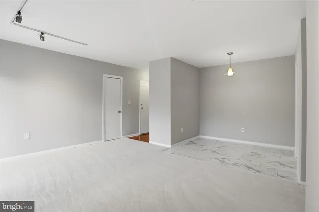 a view of an empty room