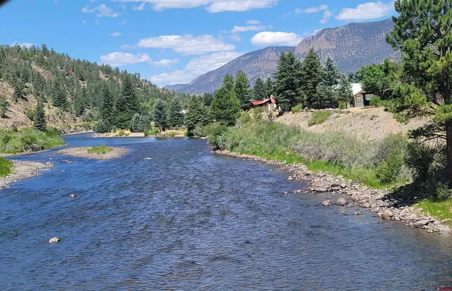 a view of room with a large window