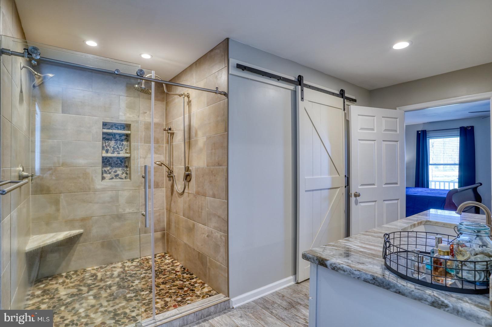 516 High Bridge Road Millington, MD 21651 - Photo 32 of 52 Gorgeous walk in shower!