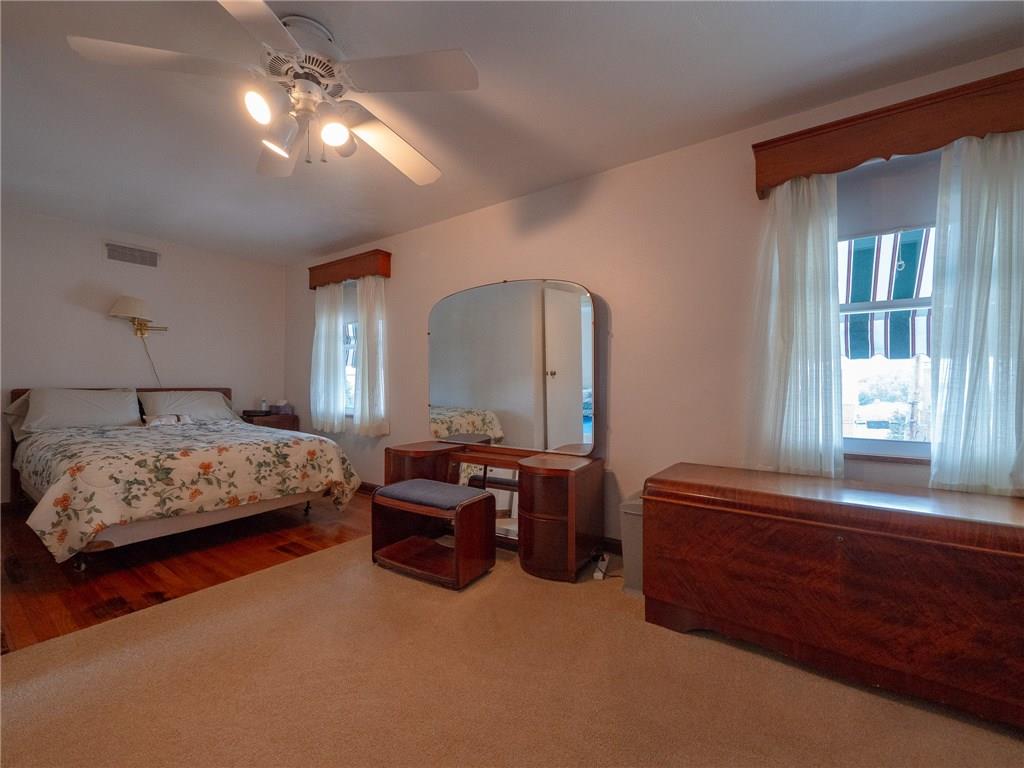 516 Loretto Road Pittsburgh, PA 15217 - Photo 14 of 25 Generous sized master bedroom extends the width of the house.