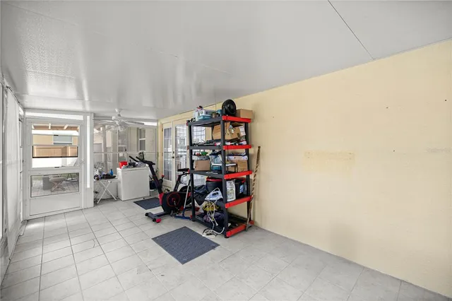 a view of a storage & utility room