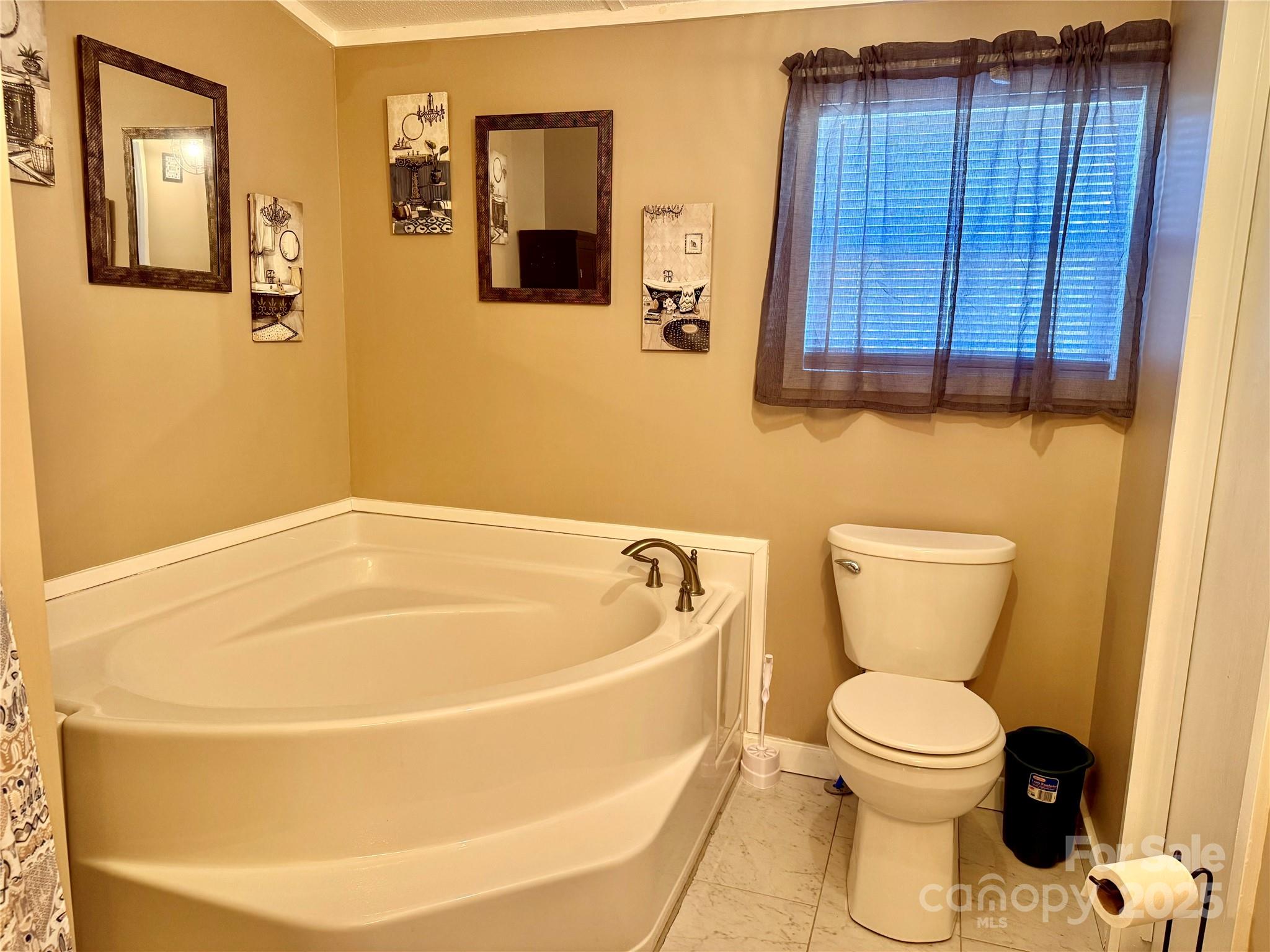 209 Romans Road China Grove, NC 28023 - Photo 16 of 25 a bathroom with a toilet and bathtub