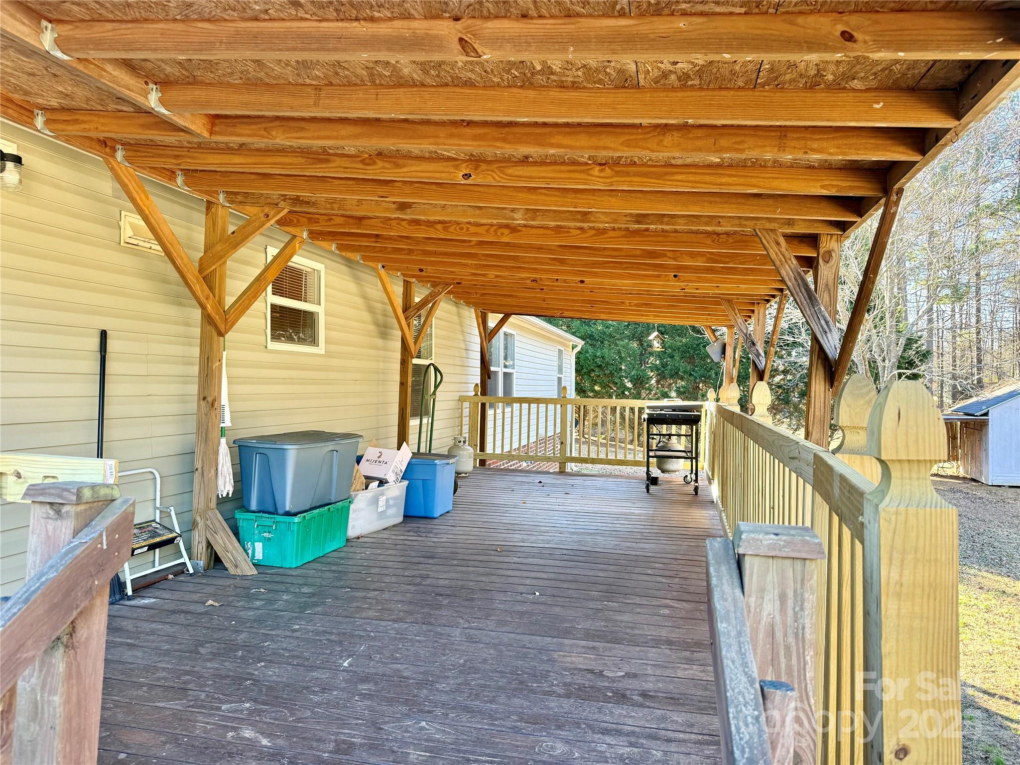 209 Romans Road China Grove, NC 28023 - Photo 25 of 25 a view of a porch with furniture