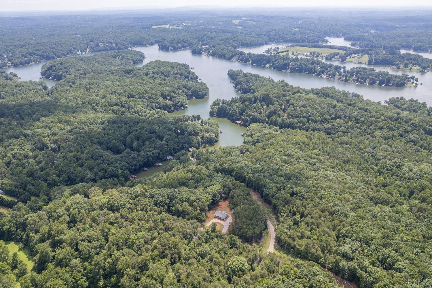 905 Gap Bridge Road Moneta, VA 24121 - Photo 8 of 48 an aerial view of residential house and outdoor space