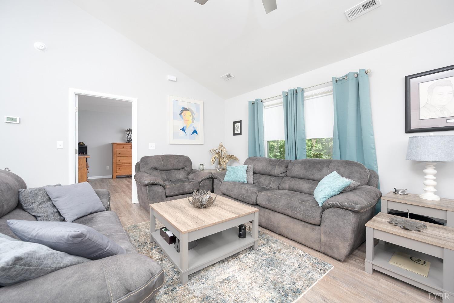 905 Gap Bridge Road Moneta, VA 24121 - Photo 10 of 48 a living room with furniture a large window and a rug