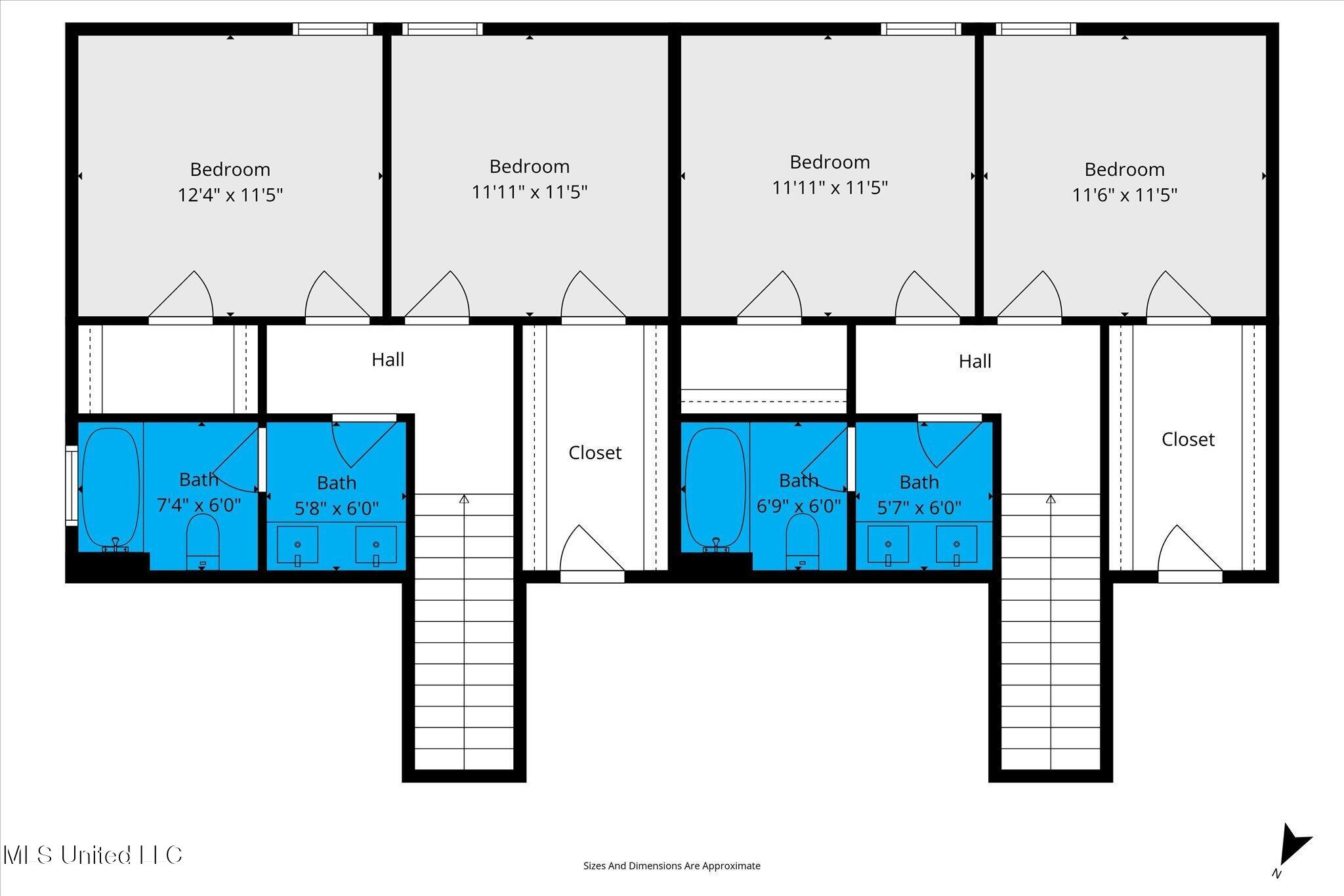 115 East 5th Street, Unit A Long Beach, MS 39560 - Photo 35 of 35 38-Floor Plans - 2nd Floor - 115 E 5th S