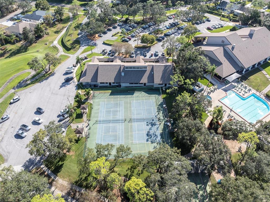 7099 Pond View Court Spring Hill, FL 34606 - Photo 41 of 64 an aerial view of house with yard