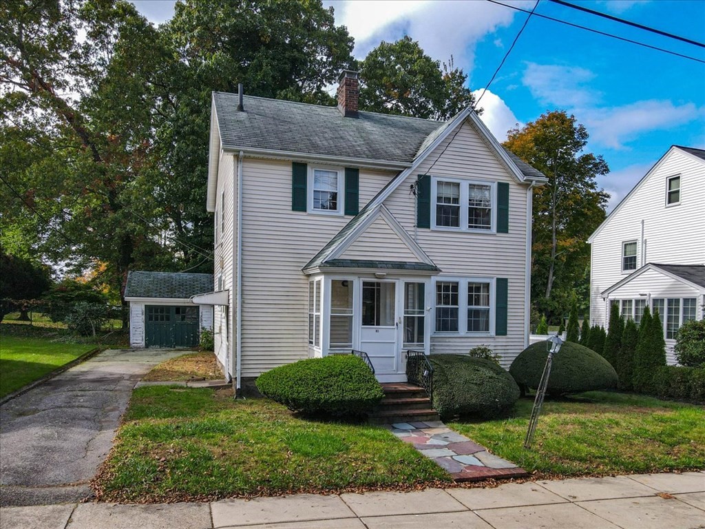 41 Bogandale Road Boston, MA 02132 - Photo 34 of 38 a front view of a house with a yard