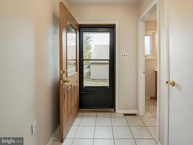 a view of an entryway