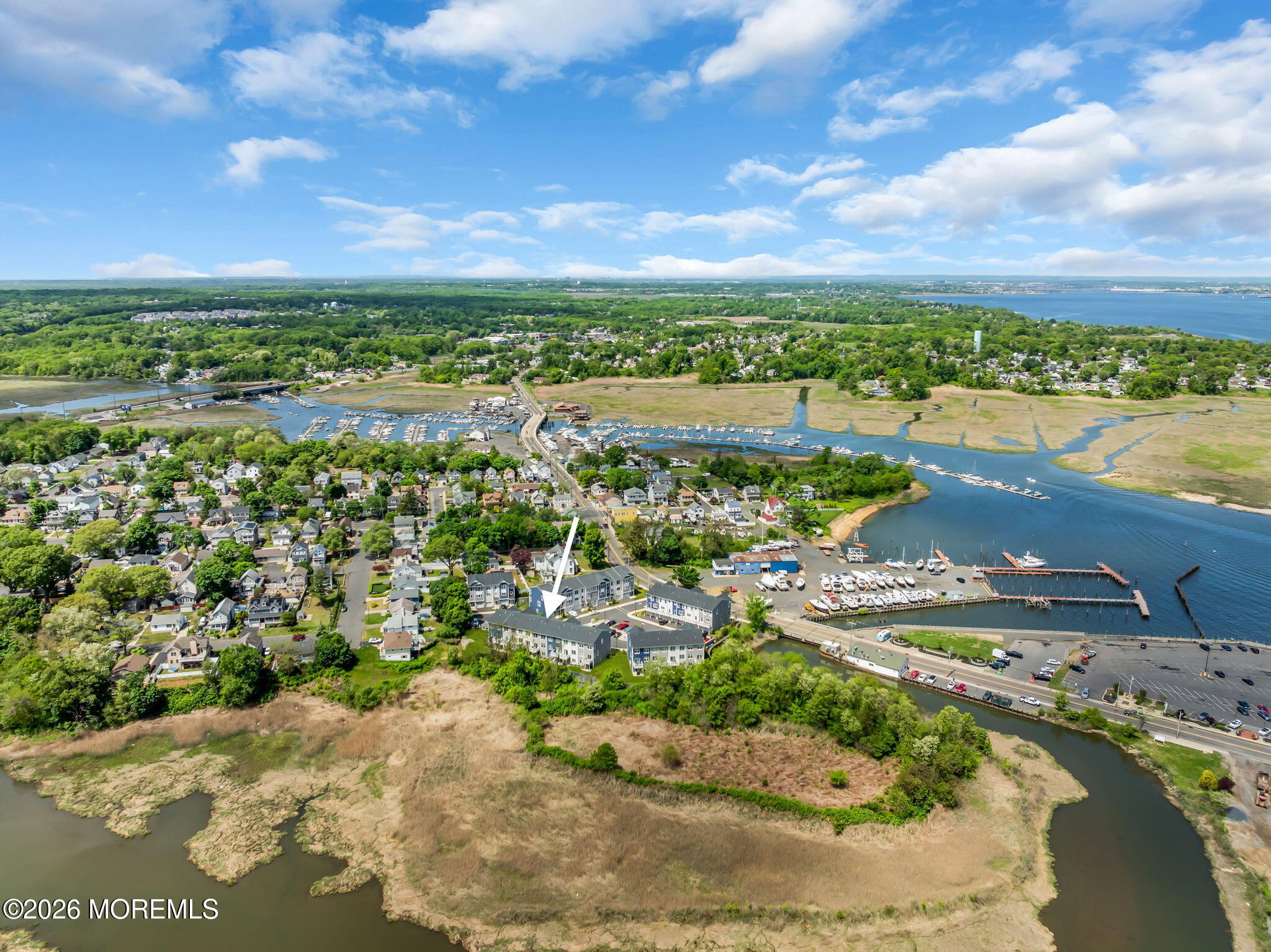 12 Raritan Boulevard Keyport, NJ 07735 - Photo 41 of 41 a view of a lake with a city