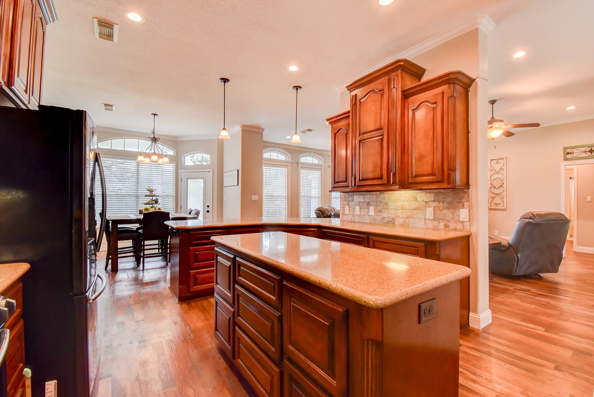 7547 County Road 684D Sweeny, TX 77480 - Photo 14 of 48 Custom cabinets with a place for all things cooking!