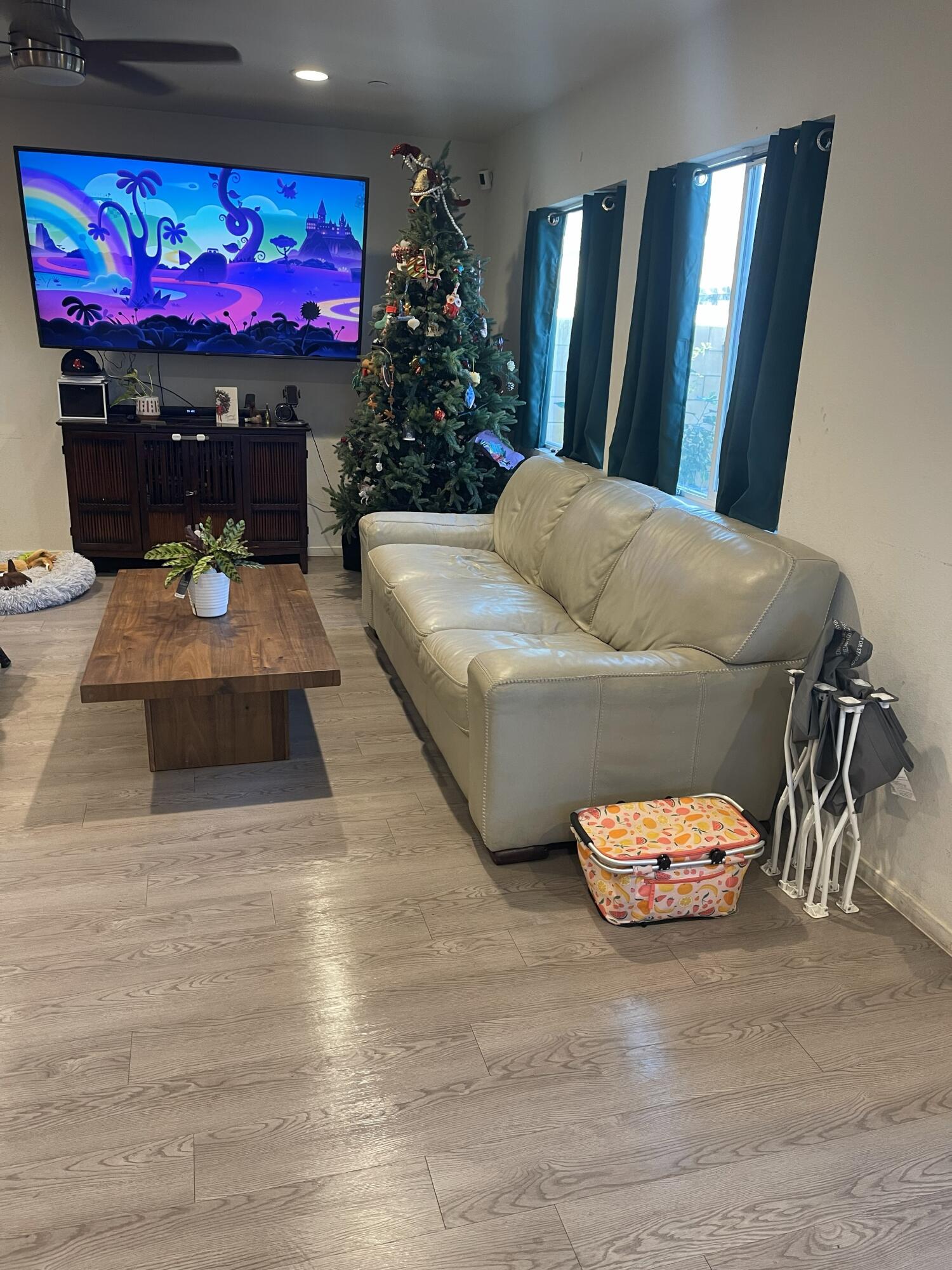 85226 Avenida Reforma Coachella, CA 92236 - Photo 2 of 7 a living room with furniture and a fireplace