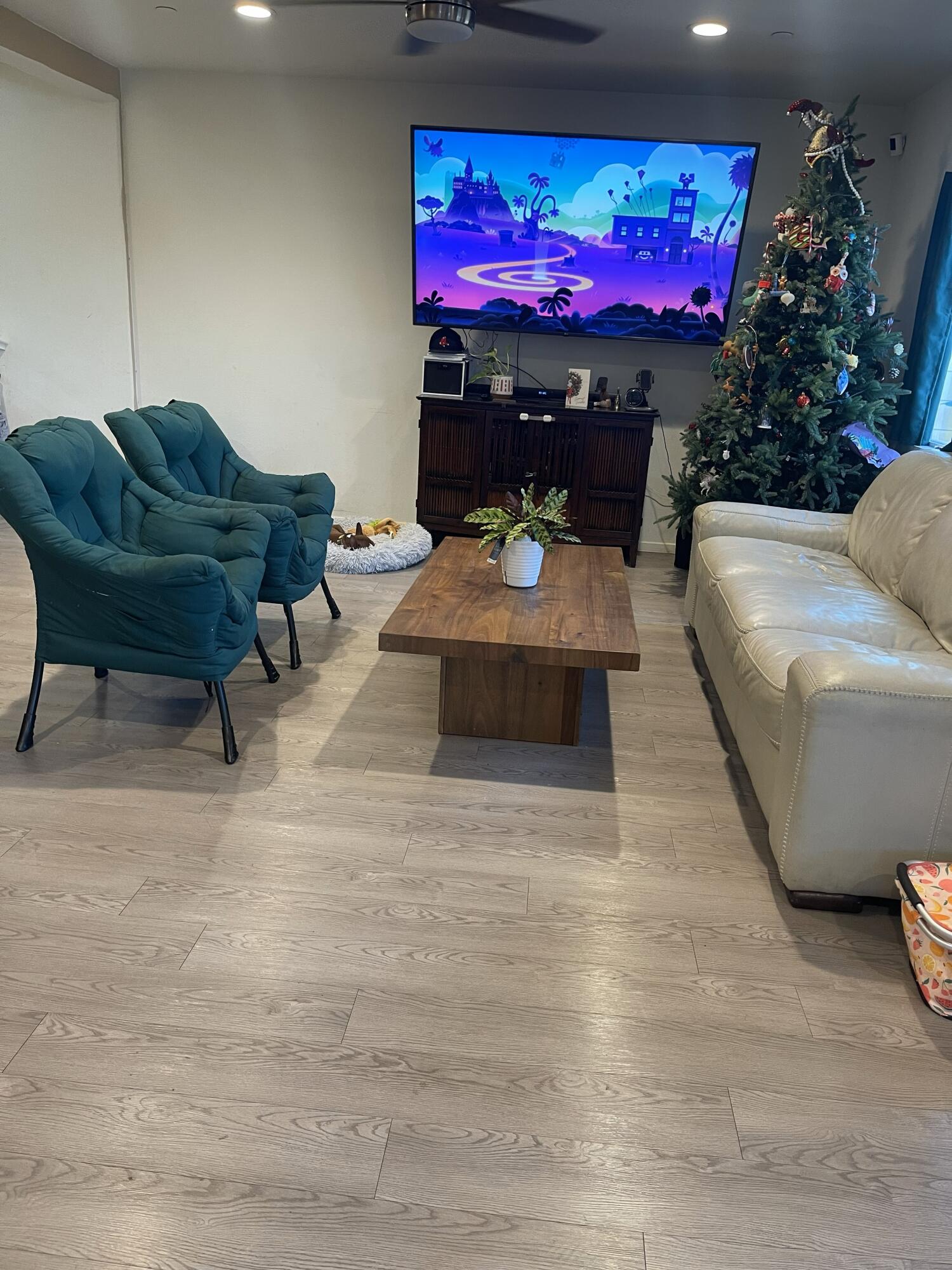 85226 Avenida Reforma Coachella, CA 92236 - Photo 3 of 7 a living room with furniture and a fireplace