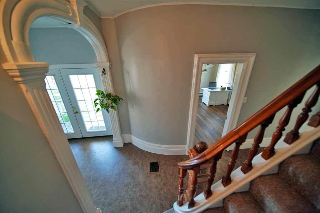 103 Springfield Road Danforth, ME 04424 - Photo 54 of 96 me-stairway-curved-archways