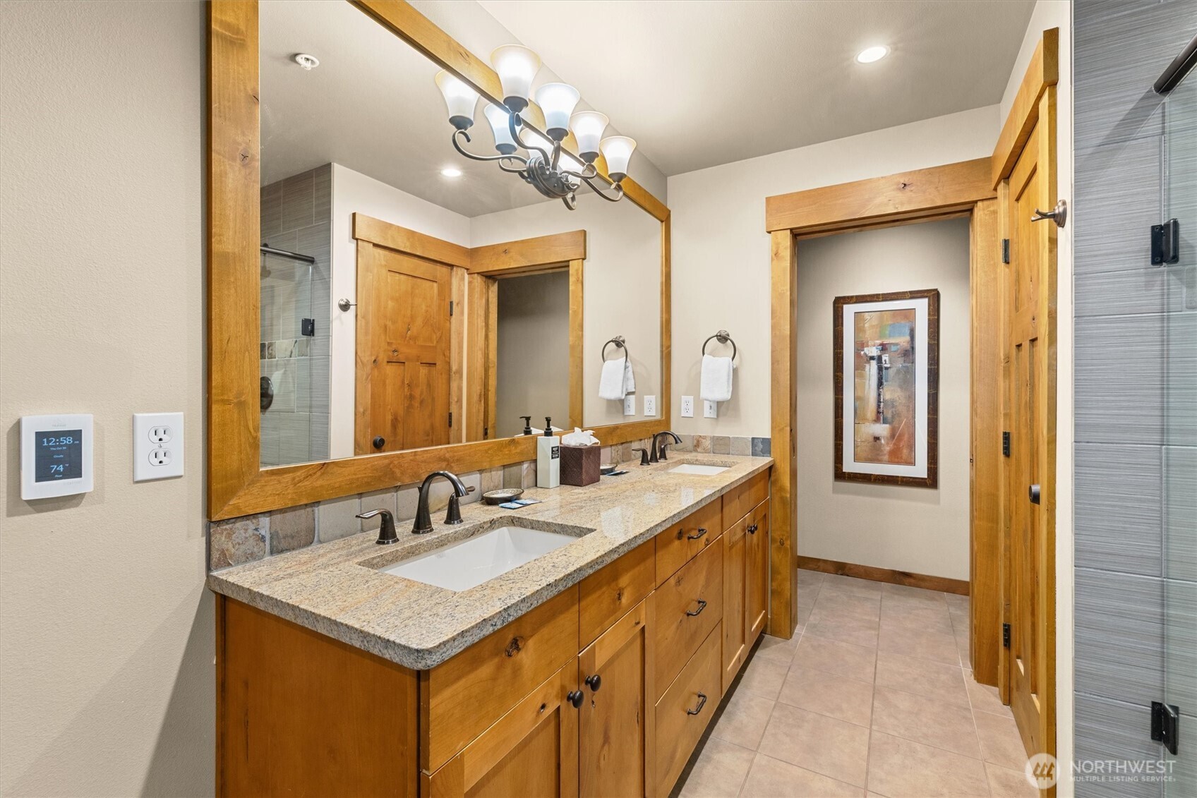 3770 Suncadia Trail, Unit 102 Cle Elum, WA 98922 - Photo 21 of 35 a bathroom with a sink and a mirror