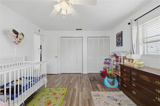 a view of a room with toys