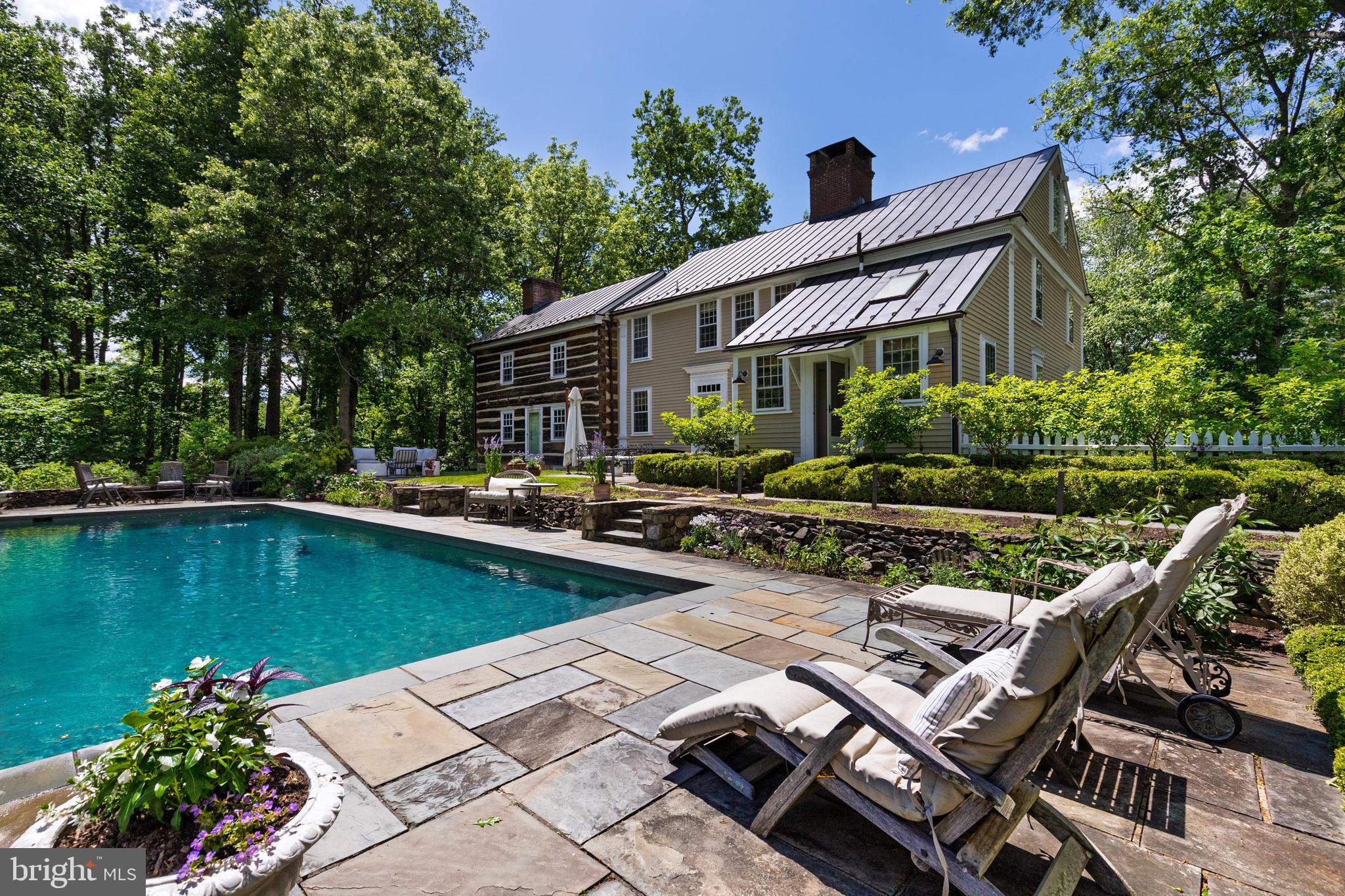 35571 Millville Road Middleburg, VA 20117 - Photo 40 of 50 Heated pool with tiered gardens