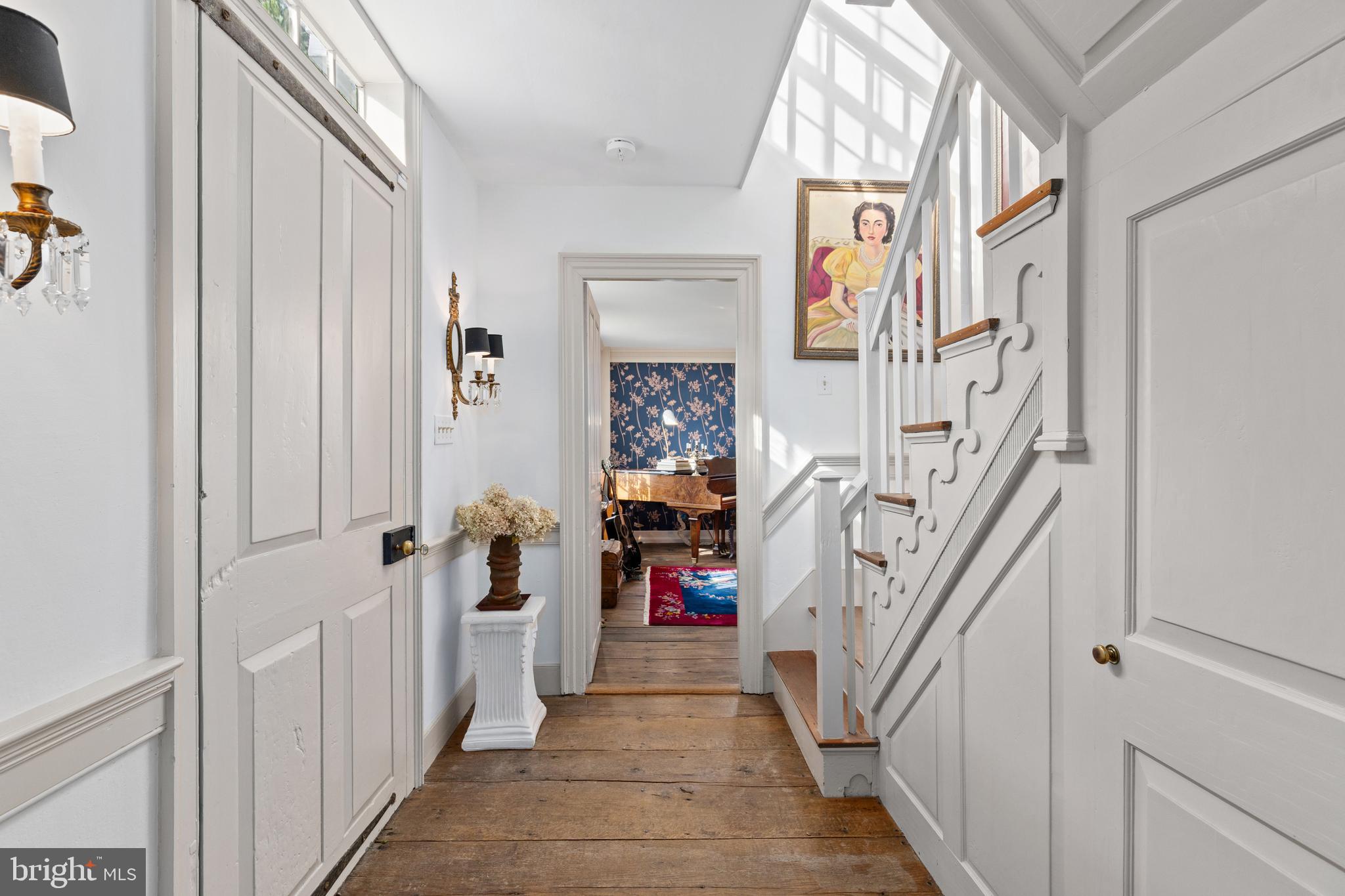 35571 Millville Road Middleburg, VA 20117 - Photo 8 of 50 Front entrance hallway & stately paneling