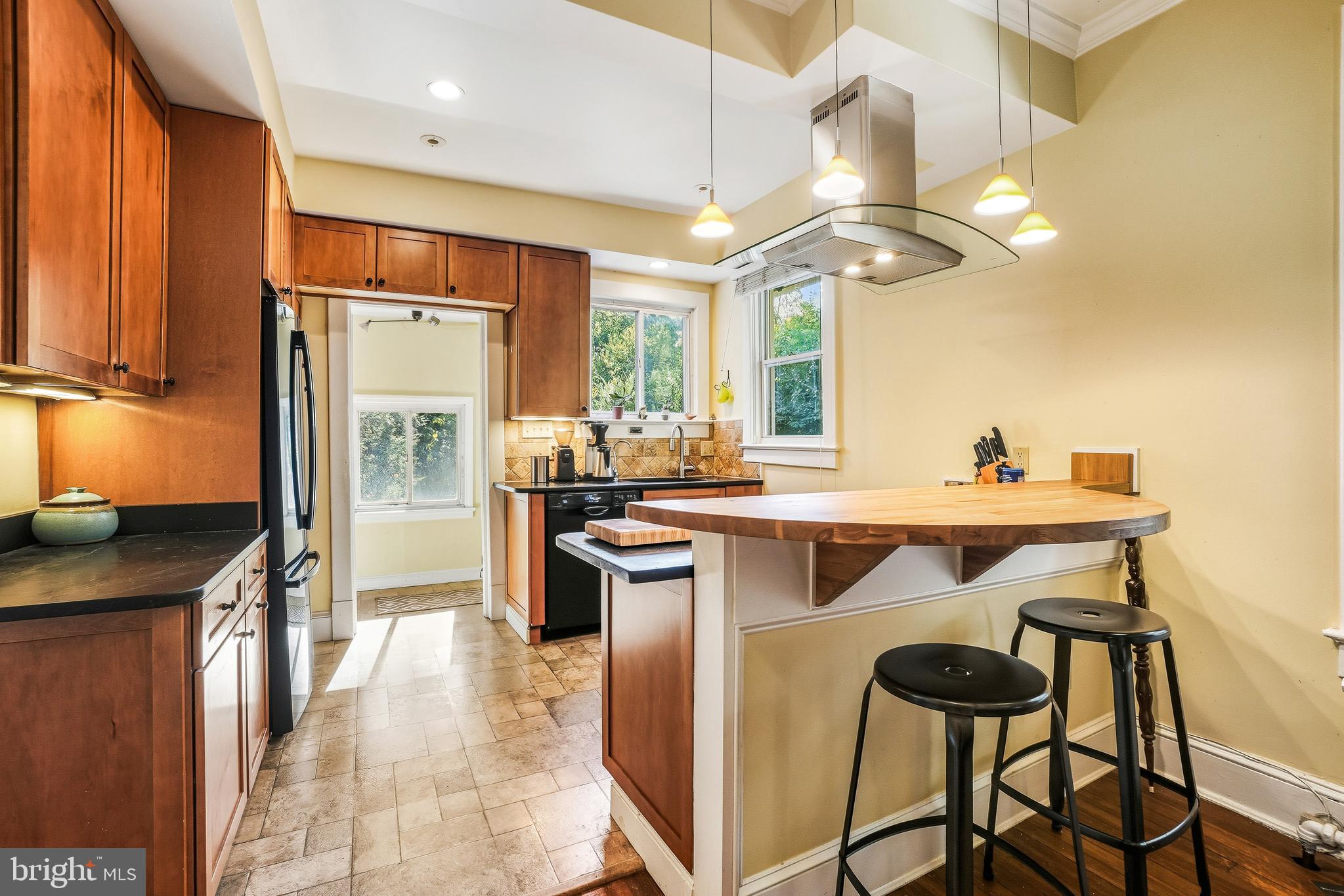 207 Spring Avenue Takoma Park, MD 20912 - Photo 13 of 40 Dining Room Opens to the Gourmet Kitchen