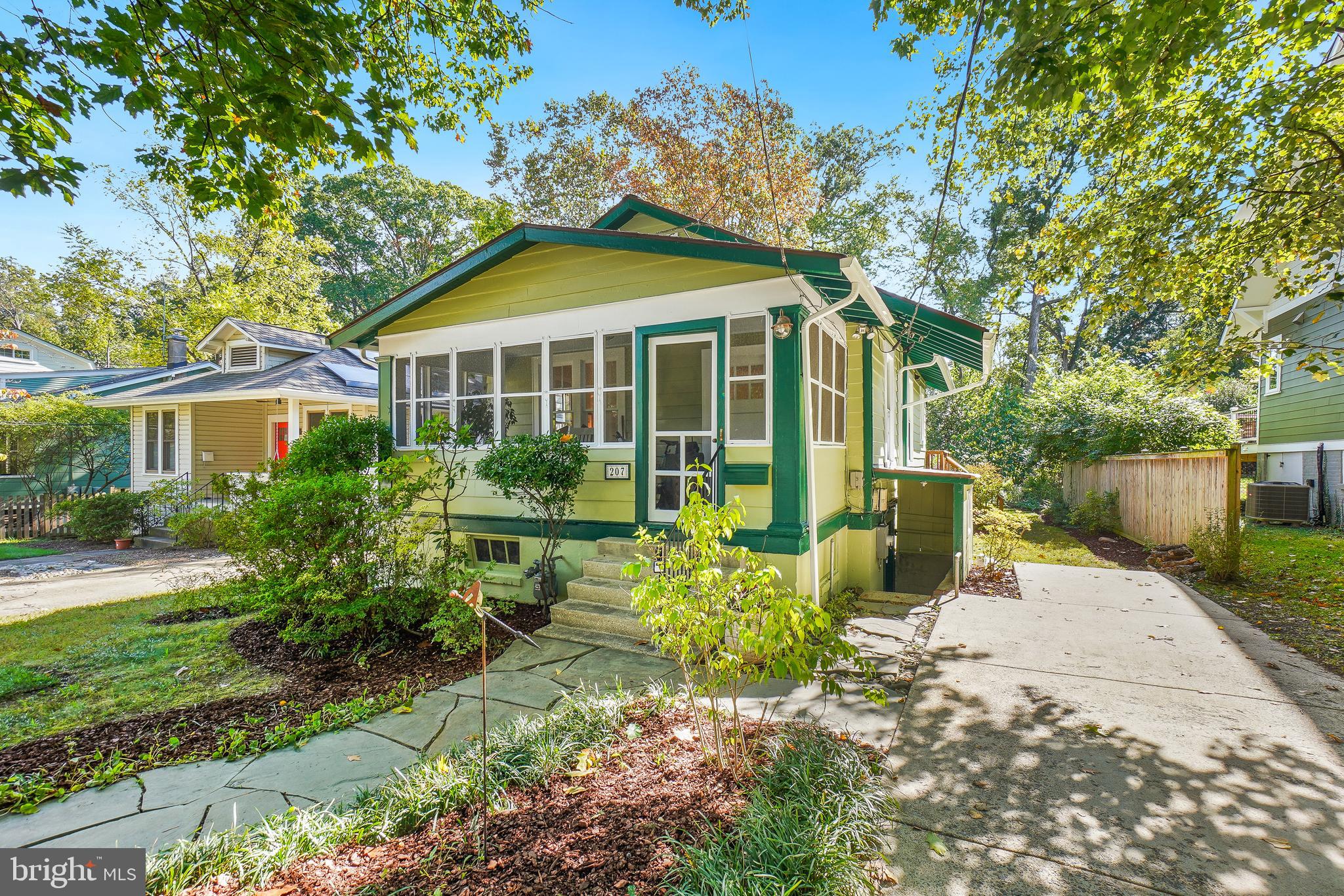207 Spring Avenue Takoma Park, MD 20912 - Photo 2 of 40 Renovated 1934 Craftsman-Style Bungalow