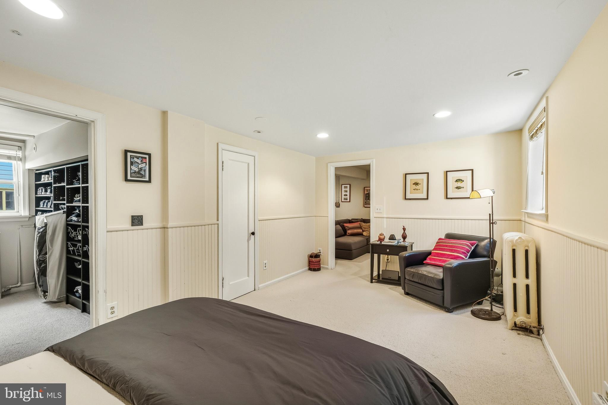 207 Spring Avenue Takoma Park, MD 20912 - Photo 26 of 40 Primary Bedroom with Chair Rail Molding