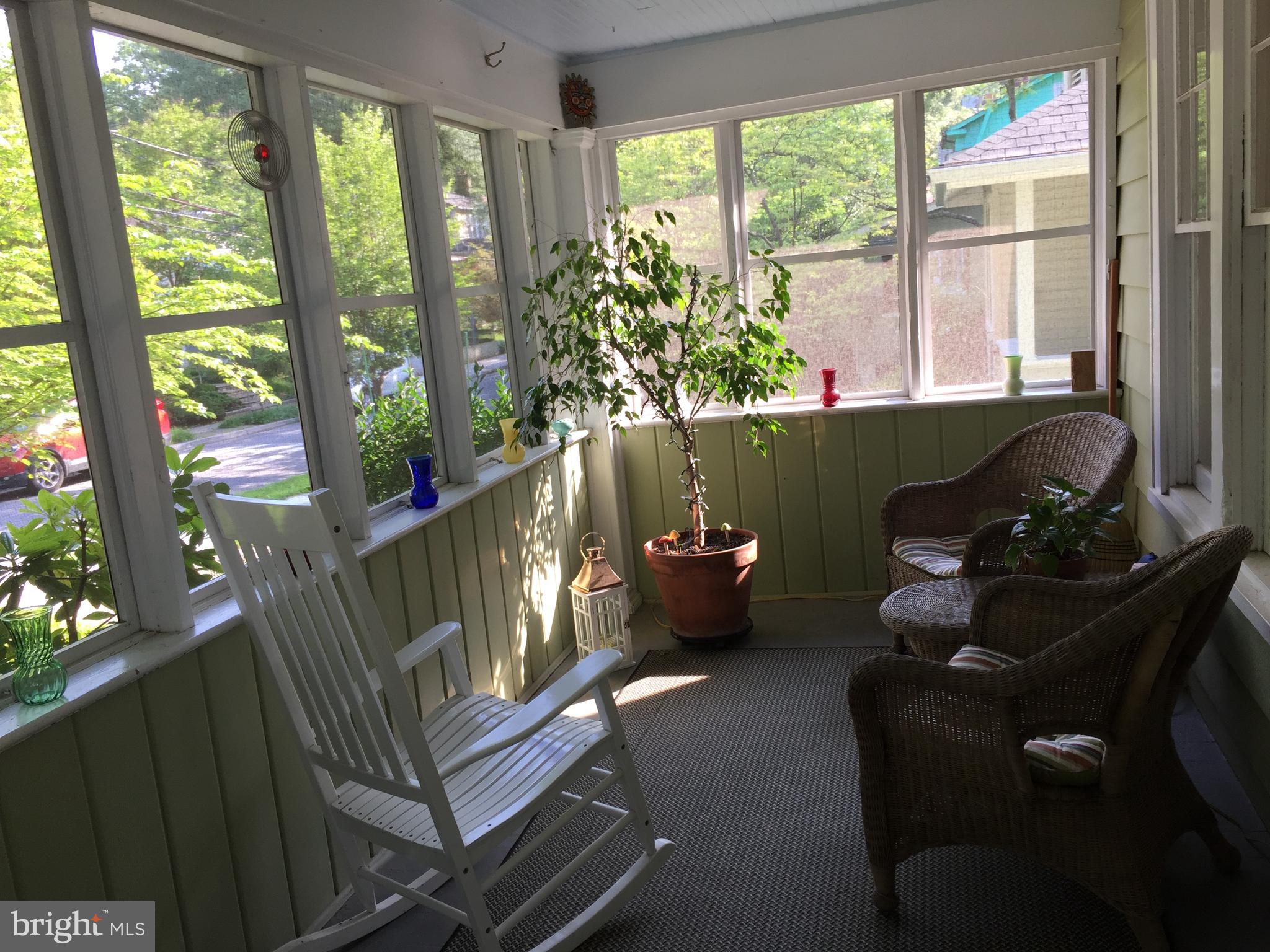 207 Spring Avenue Takoma Park, MD 20912 - Photo 3 of 40 Inviting Screened Porch, the Perfect Spot to Relax