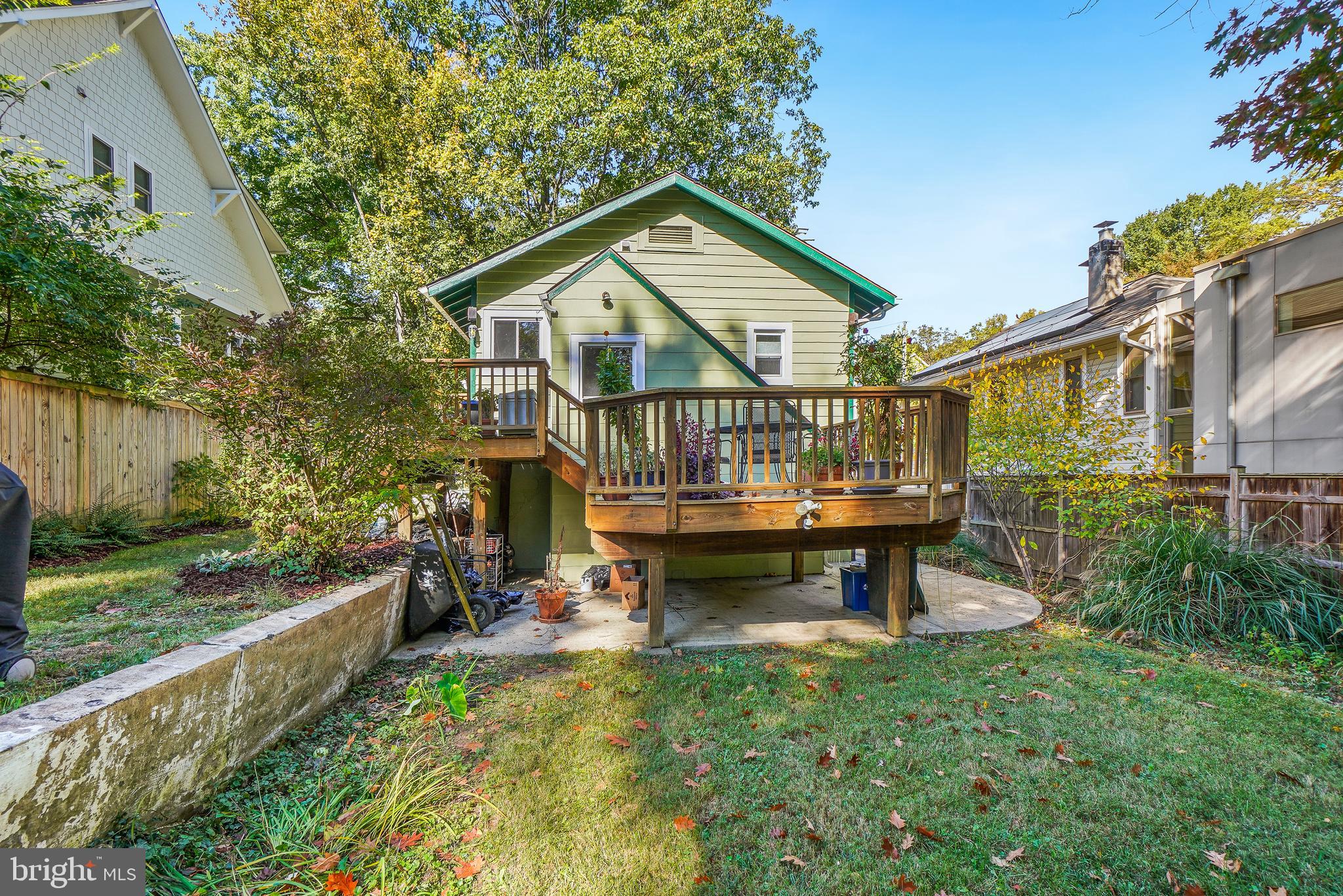 207 Spring Avenue Takoma Park, MD 20912 - Photo 32 of 40 Exterior Rear and Deck