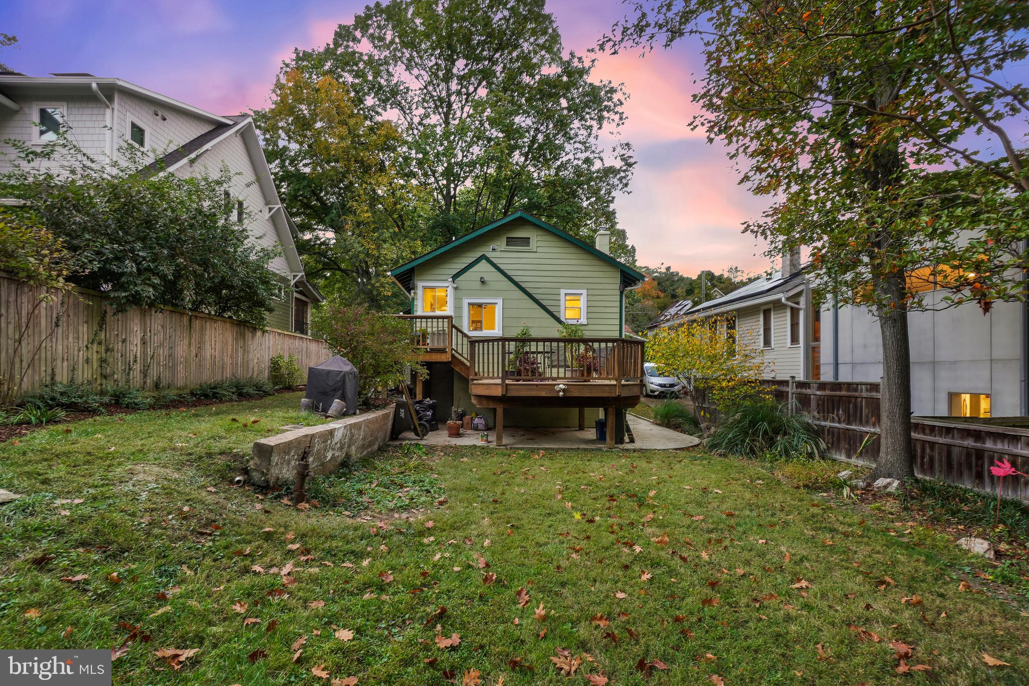 207 Spring Avenue Takoma Park, MD 20912 - Photo 38 of 40 Exterior Rear at Dusk