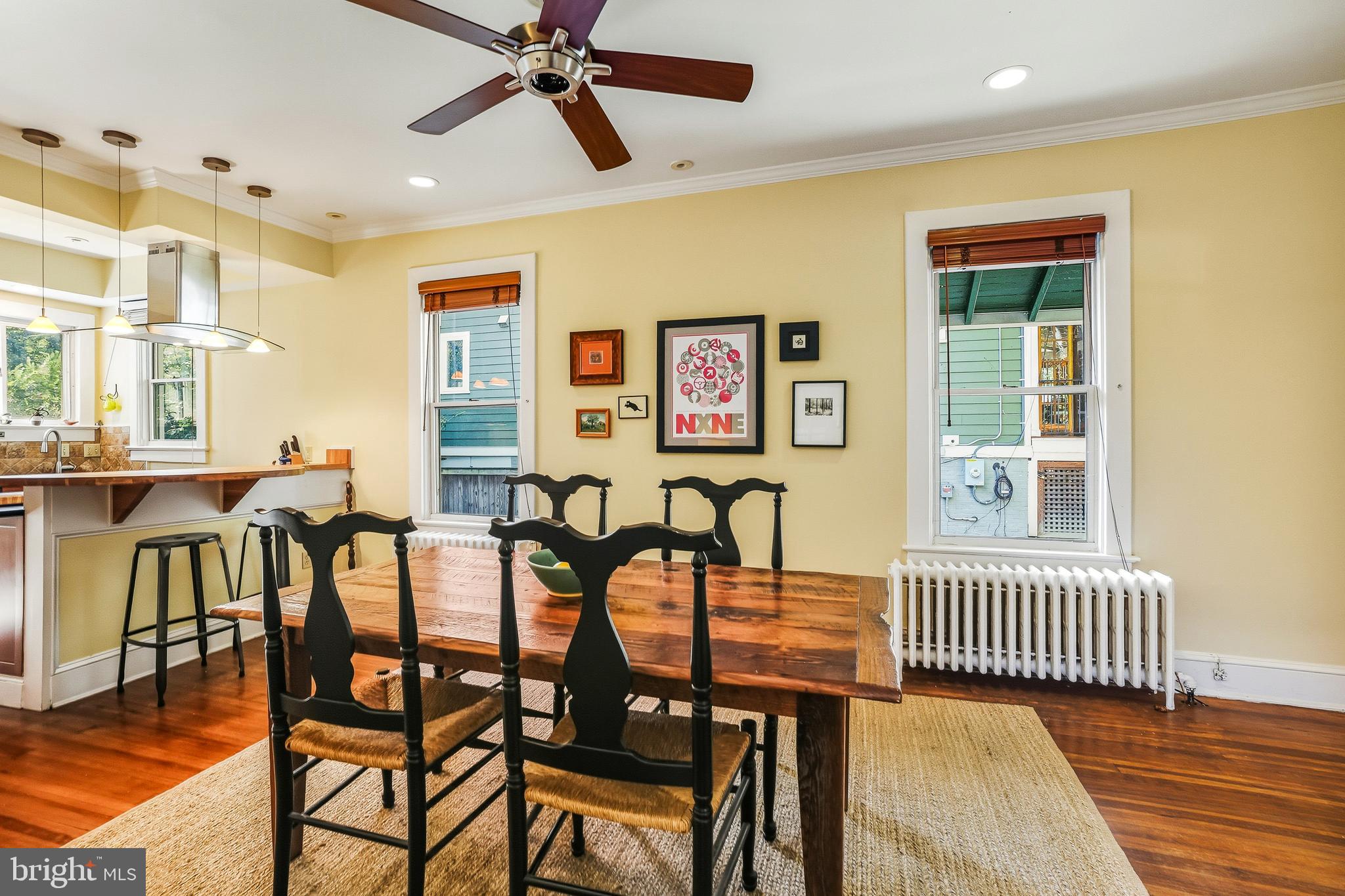 207 Spring Avenue Takoma Park, MD 20912 - Photo 7 of 40 Dining Room with Crown Molding