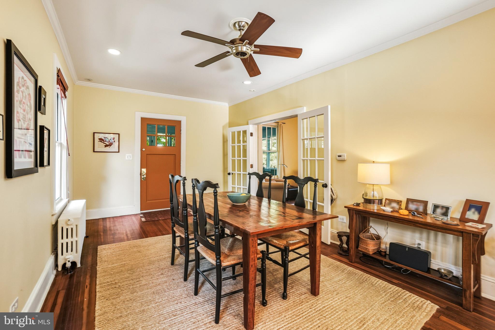 207 Spring Avenue Takoma Park, MD 20912 - Photo 9 of 40 French Doors to the Sitting Room/ Bedroom