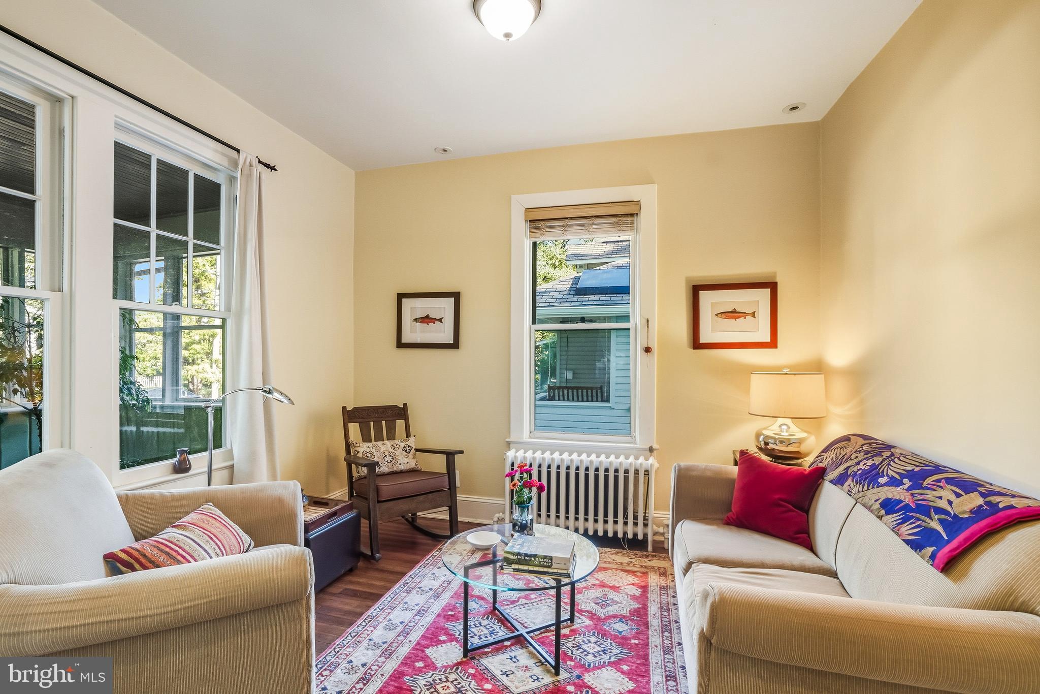 207 Spring Avenue Takoma Park, MD 20912 - Photo 10 of 40 Second Bedroom / Sitting Room Overlooks the Porch