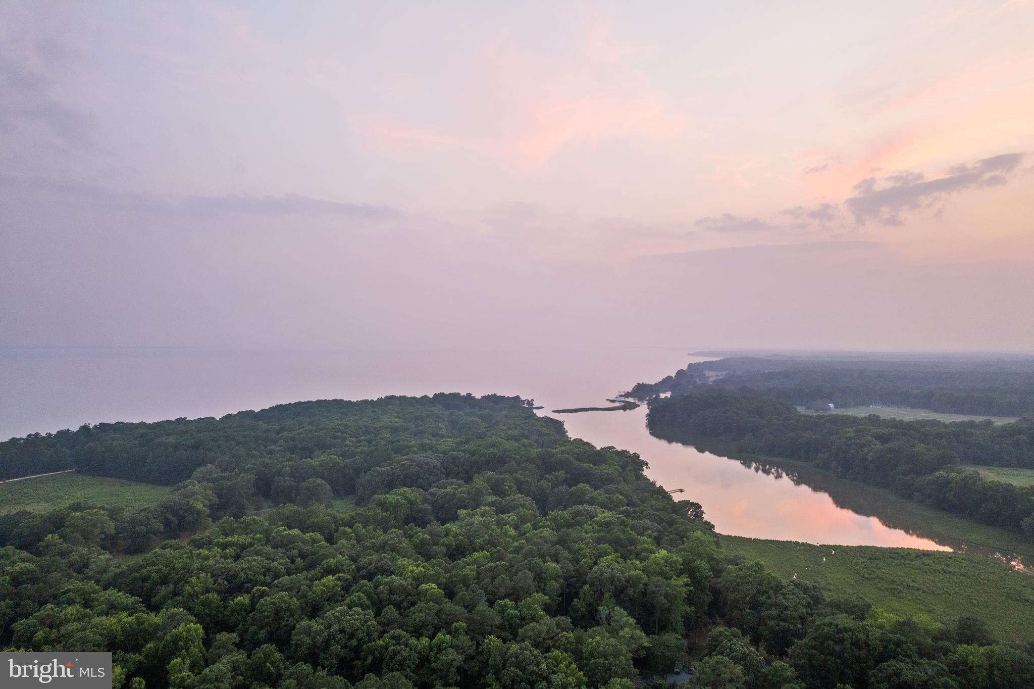 19700 Mulberry Fields Road Leonardtown, MD 20650 - Photo 109 of 137 Aerial Shot at Sunset