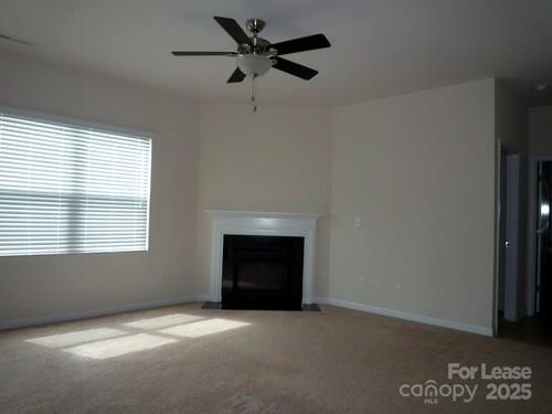 1003 Blue Stream Lane Indian Trail, NC 28079 - Photo 6 of 18 an empty room with a fireplace and windows