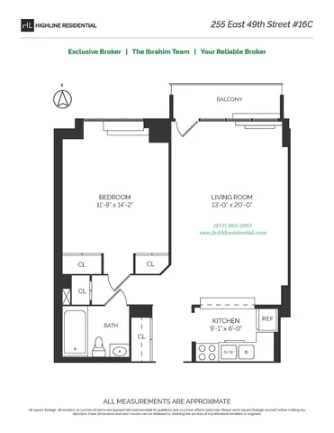 $4,299 | 255 East 49th Street, Unit 16C | Midtown East