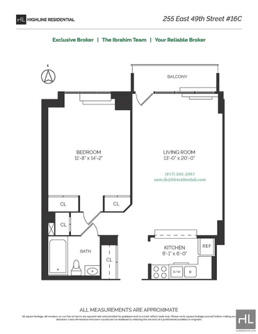 $4,299 | 255 East 49th Street, Unit 16C | Midtown East