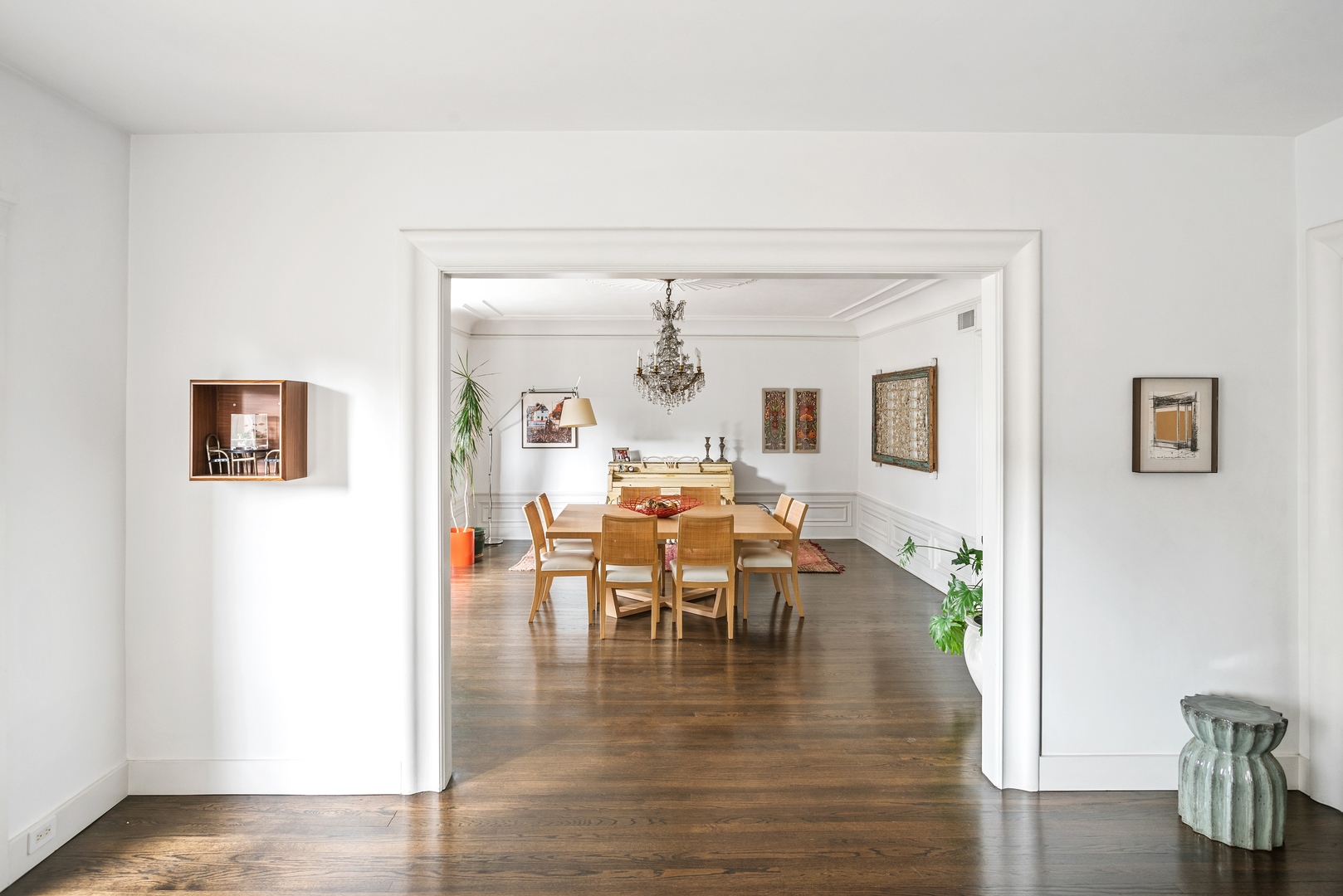 710 West Junior Terrace, Unit 2 Chicago, IL 60613 - Photo 6 of 37 a dining room with furniture window and wooden floor