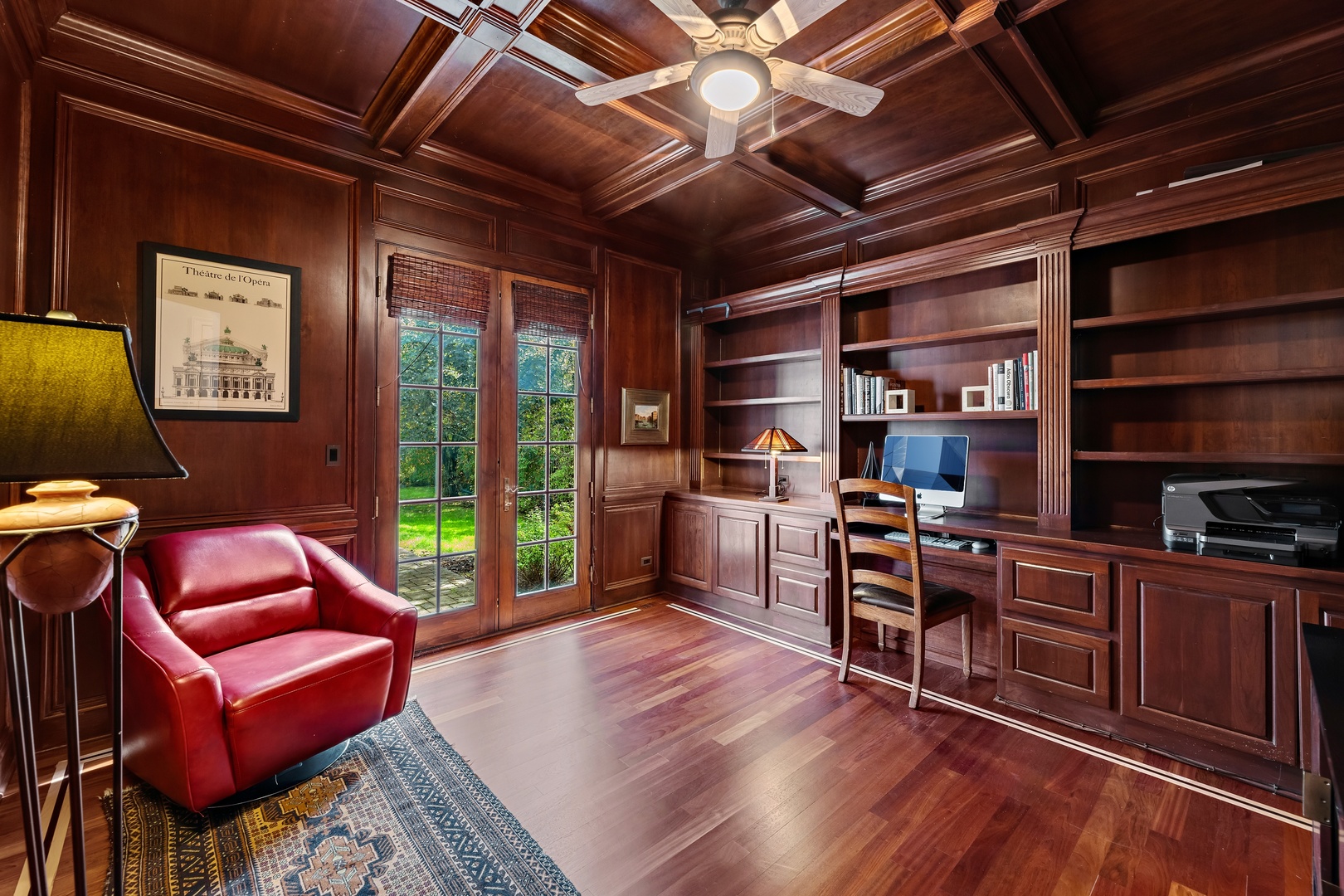 425 Sunset Ridge Road Northfield, IL 60093 - Photo 13 of 53 a reading room with furniture and wooden floor