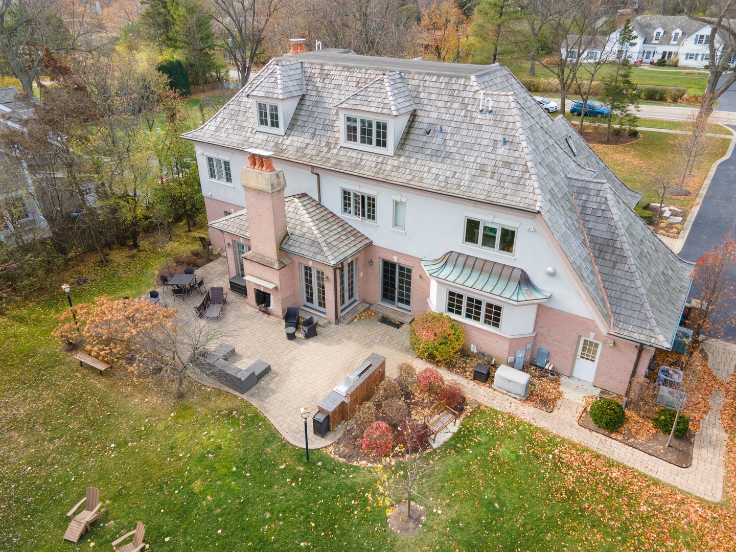 425 Sunset Ridge Road Northfield, IL 60093 - Photo 32 of 53 an aerial view of a house with outdoor space