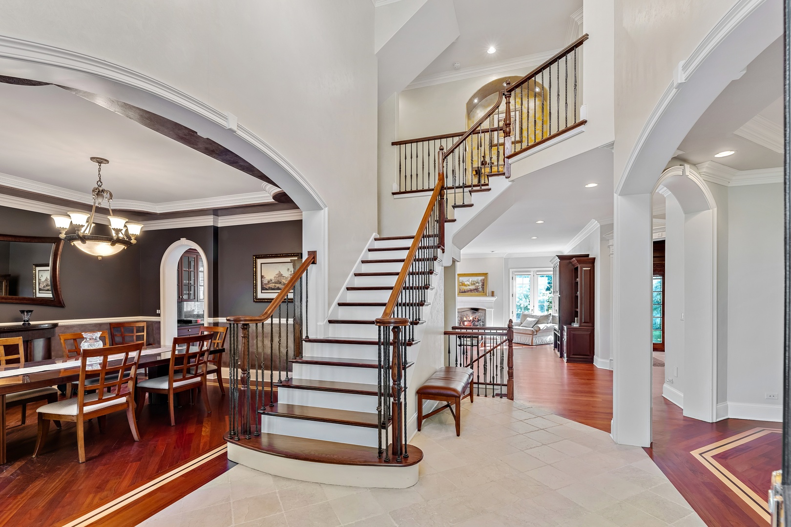 425 Sunset Ridge Road Northfield, IL 60093 - Photo 4 of 53 a view of entryway and hall with dining room