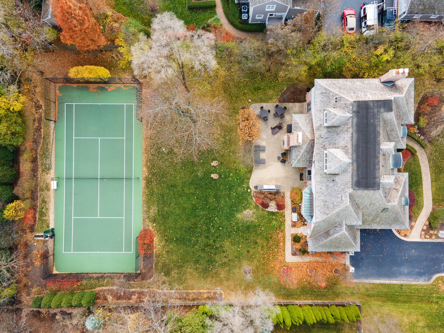 425 Sunset Ridge Road Northfield, IL 60093 - Photo 43 of 53 a aerial view of a house with a yard