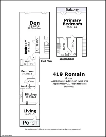 $385,000 | 419 Romain Street, Gretna, LA 70053
