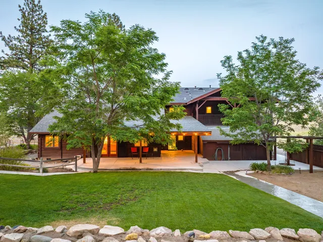 an outdoor view of house with garden