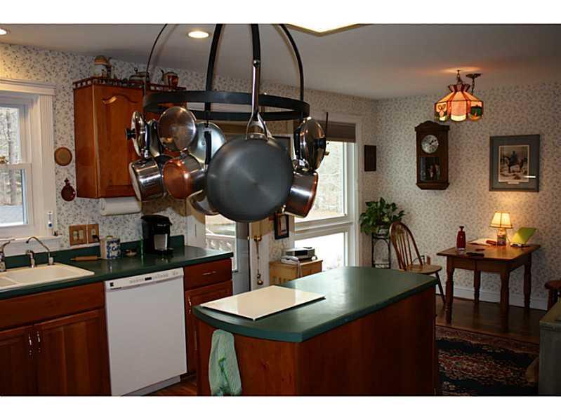 14 Twin Pond Road Topsham, ME 04086 - Photo 4 of 31 Kitchen. Hanging Pot Rack does not...