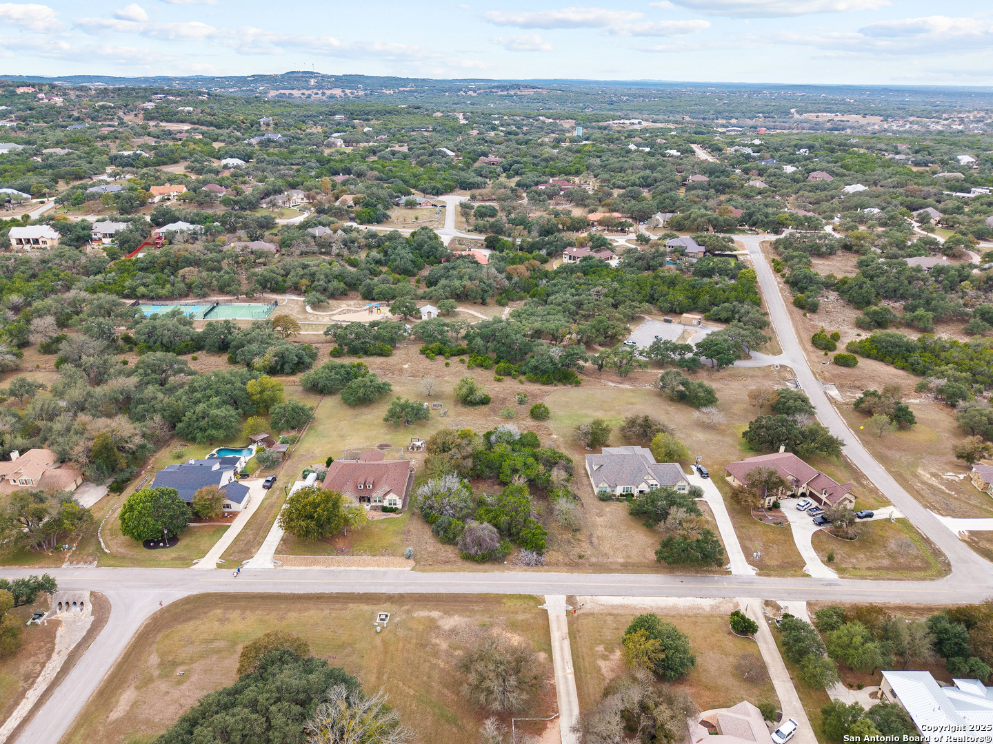 737 Long Meadow Spring Branch, TX 78070 - Photo 13 of 20 an aerial view of residential houses with outdoor space