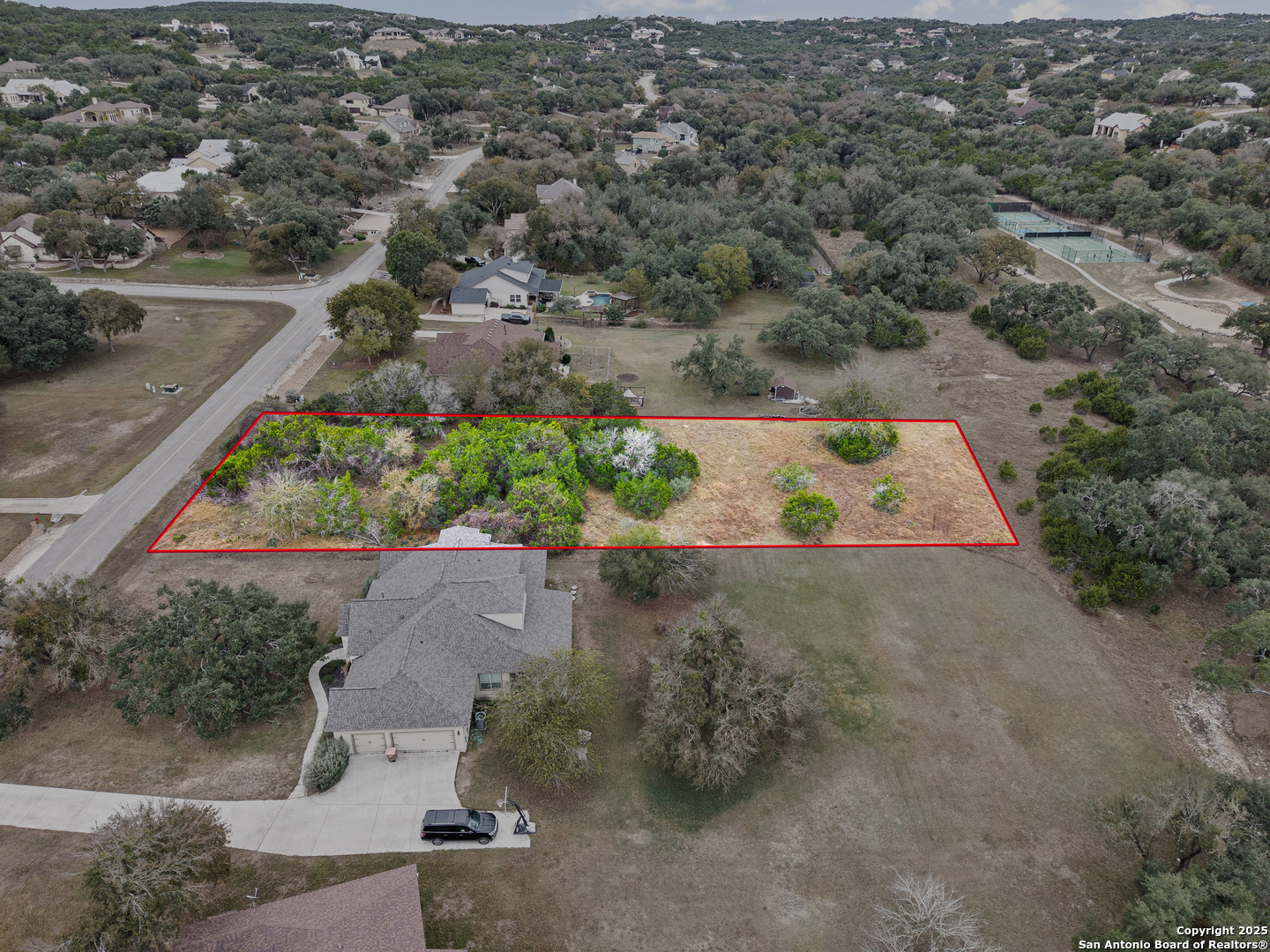 737 Long Meadow Spring Branch, TX 78070 - Photo 20 of 20 an aerial view of a house