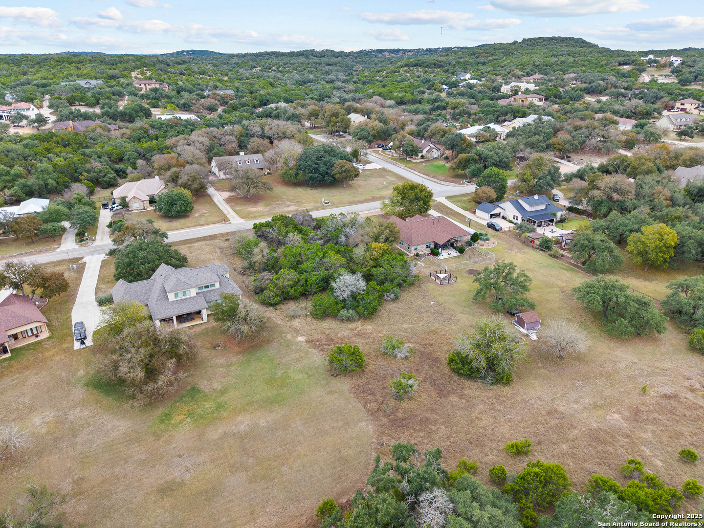 737 Long Meadow Spring Branch, TX 78070 - Photo 7 of 20 an aerial view of residential houses with outdoor space