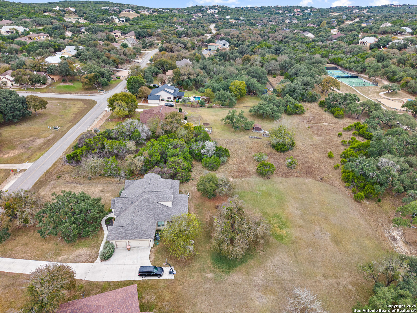 737 Long Meadow Spring Branch, TX 78070 - Photo 9 of 20 an aerial view of residential houses with outdoor space