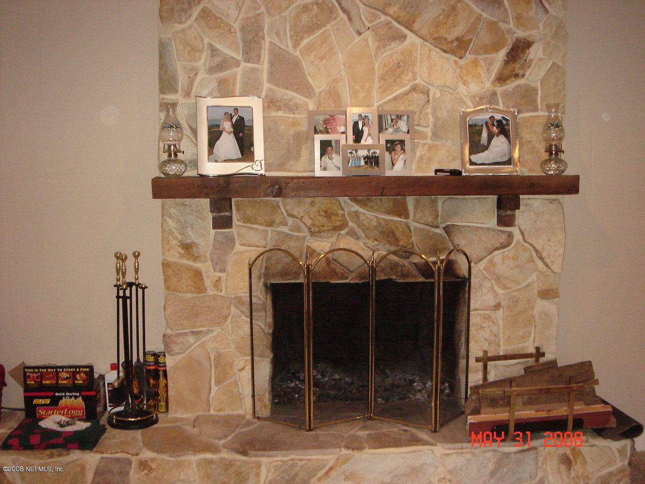 6914 Altama Road Jacksonville, FL 32216 - Photo 8 of 16 Stone Fireplace