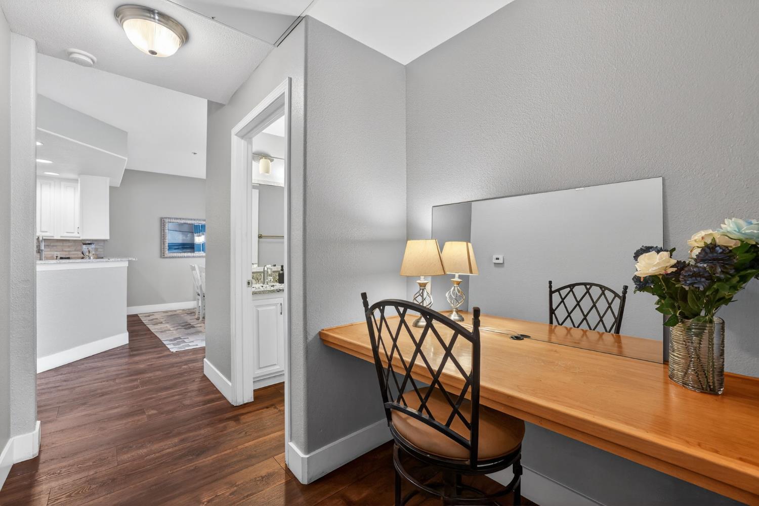 1501 Secret Ravine Parkway, Unit 1916 Roseville, CA 95661 - Photo 12 of 41 a view of dining room and wooden floor