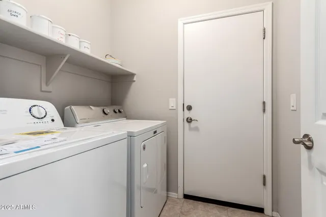 an empty room with fan